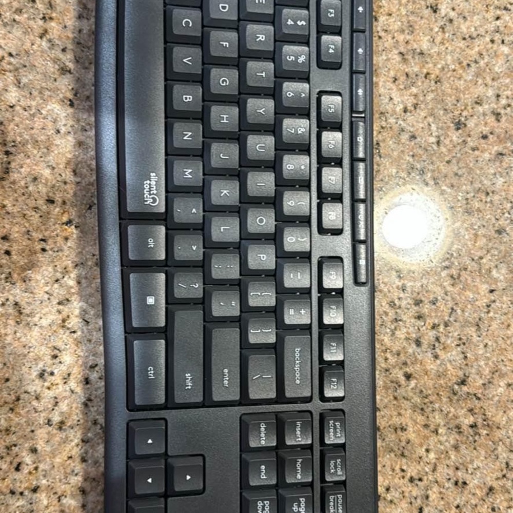 Logitech Black Wired Keyboard
